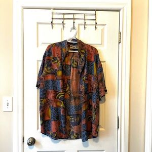 Vintage 1990s High Advantage Free the Spirit button up shirt